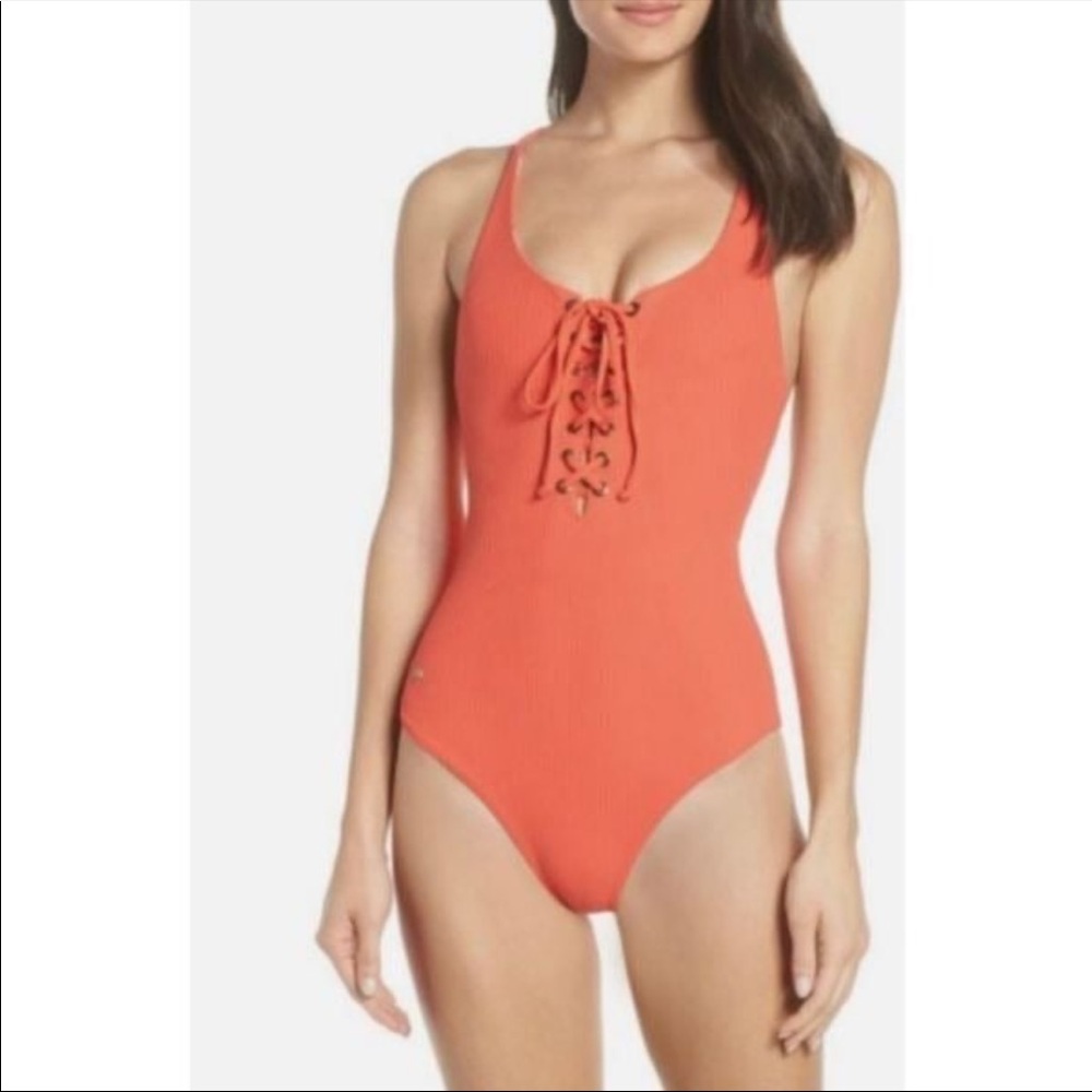 Red reversible maaji one peice